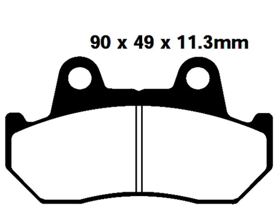 Plaquettes de Frein EBC Pour Honda CB/CBX/CBR/NS/NSR/VF - Arrière - Photo 1/1