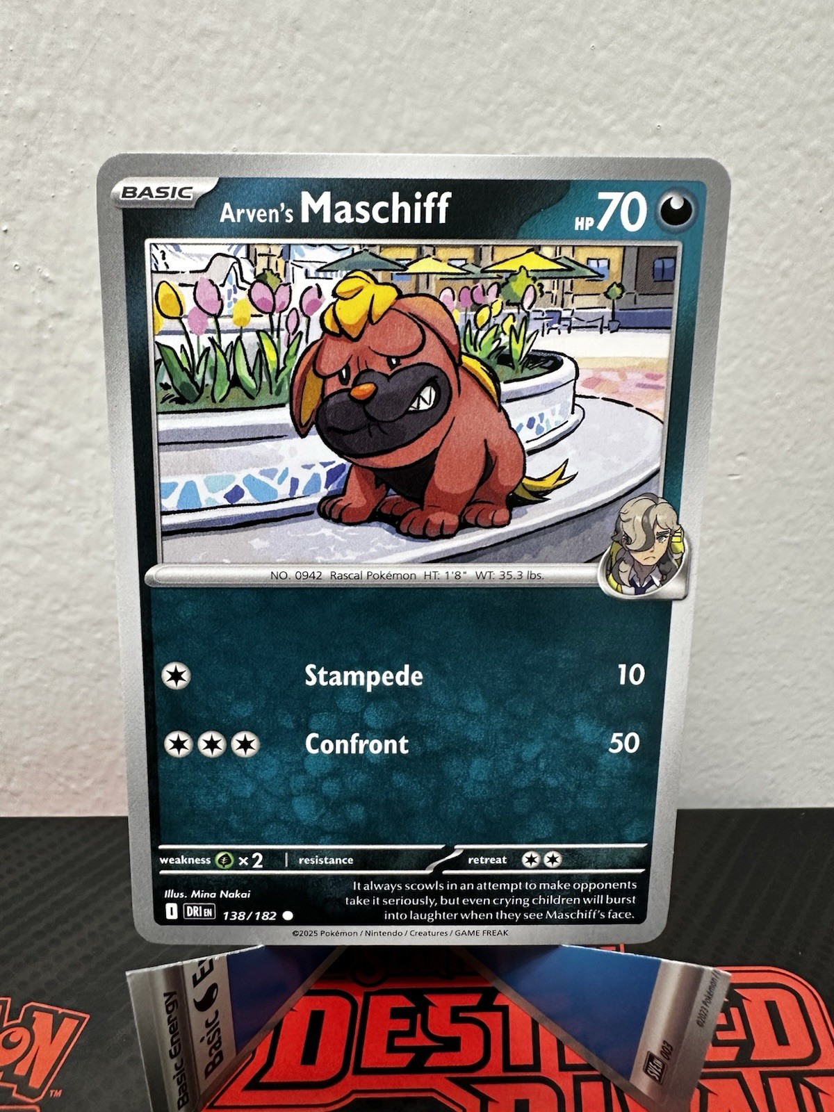 Arven's Maschiff 138/182: Destined Rivals Regular Pokemon TCG