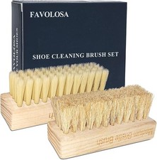 Shoe Cleaning Brush Set of 2, Soft  Medium Bristles for Sneakers  Accessories