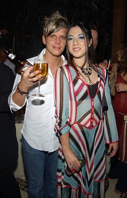 Michelle Branch and Christian Burns of BBMak at a P Diddy and Guy - Old Photo