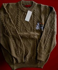 Maglione Uomo Manica Lunga Lana Girocollo