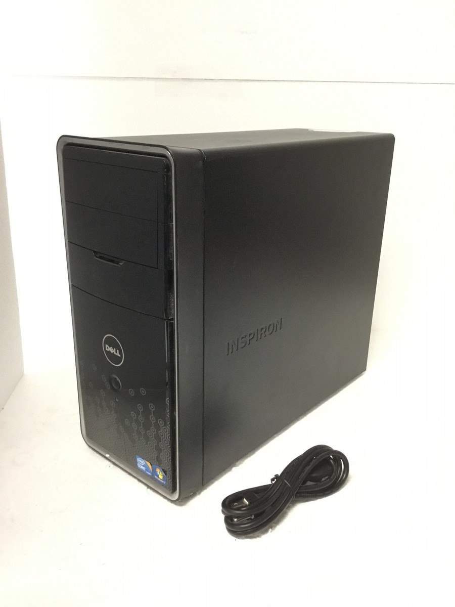 Dell Inspiron 580 Tower PC i3-550 3.20GHz 6GB RAM 160GB HDD DVD SD
