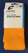 CHAMPRO Multi-Sport Athletic Compression Socks for Sports, Gold, Medium. New