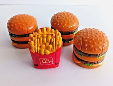 Changeables 1987 McDonalds Happy Meal Lot of 4 Robot Transforming Toys