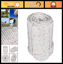 High Strength 5/8" x 150FT Arborist Bull Rope - Double Braid Polyester Tree Rigg
