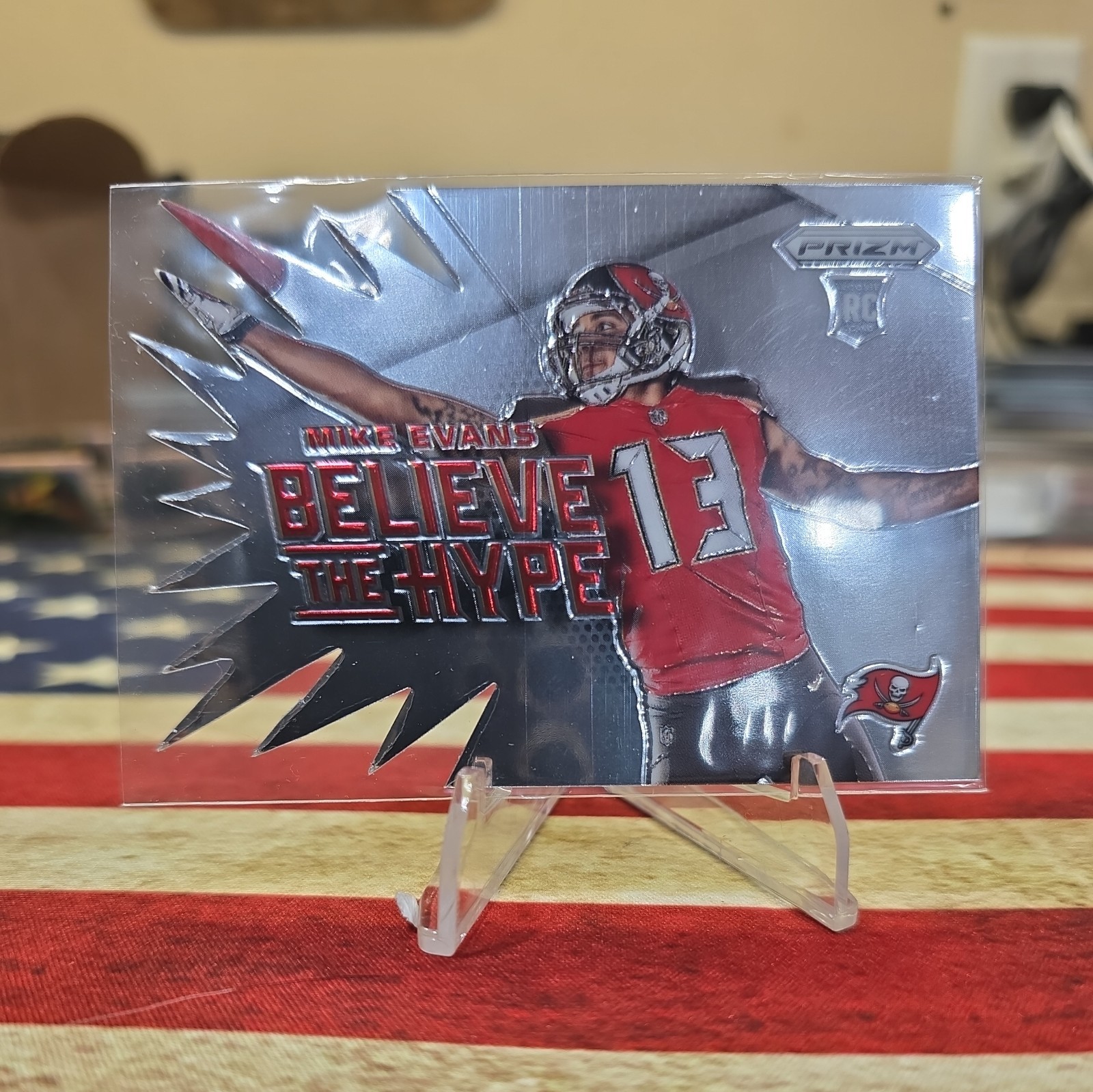 Mike Evans Rookie RC 2014 Panini Prizm #BH5 Believe The Hype Die Cut Buccaneers