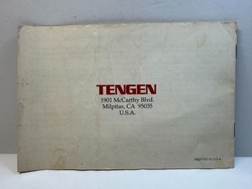 [MANUAL ONLY] Pac-Man (Tengen) (Nintendo Entertainment System NES, 1987)