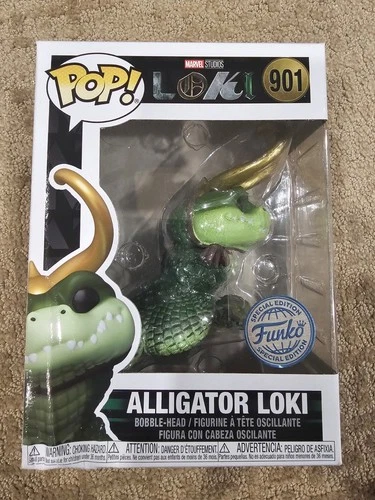 Funko Pop! Vinyl: Marvel - Alligator Loki - (Exclusive) #901 Damaged Box