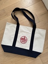 Trader Joe  s Bag Canvas Reusable Heavy Cotton Basic Style Shopping Navy Large