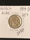 1914-D Buffalo Nickel  VF    **KEY DATE**