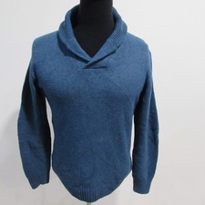 Men's Sailor Heritage Shawl Collared Neck Jumper Chest 40/42 Size M SKU Y13342