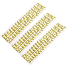 3 Sheets Anti-shock Label Warning Triangle Caution Stickers