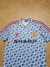 Vintage Jersey Manchester United 1990/1992 Adidas Originals Away Football BS2434