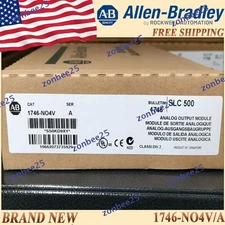 Brand New AB 1746-NO4V SLC 500 Analog Output Module Free Ship 1PC US 1746-NO4V/A