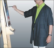 Artist Smock Black - Medium Size