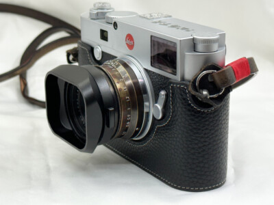 NEW Black Metal Lens Hood w/Cover for Leica E39 Summicron 50mm F2