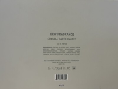 KKW FRAGRANCE Kim Kardashian Crystal Gardenia Oud Perfume - EMPTY