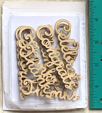 Never Used 12Pc Open Box Embellishments Stampin'Up "Thanks Congrats Celebrate"