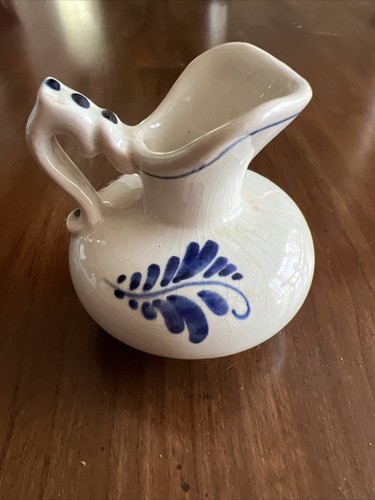 Antique Miniature Tiny Delft Holland Pitcher - Picture 2 of 8