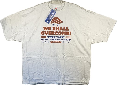 Big Dogs Shirt 5XL Gray Trump For President We Shall Overcome MAGA New NWT