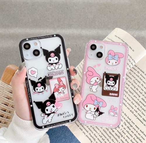 Kuromi Carton Phone Case For iPhone 14 13 12 11 Pro Max XS X 7 8 Plus Soft Cover - Zdjęcie 2 z 11