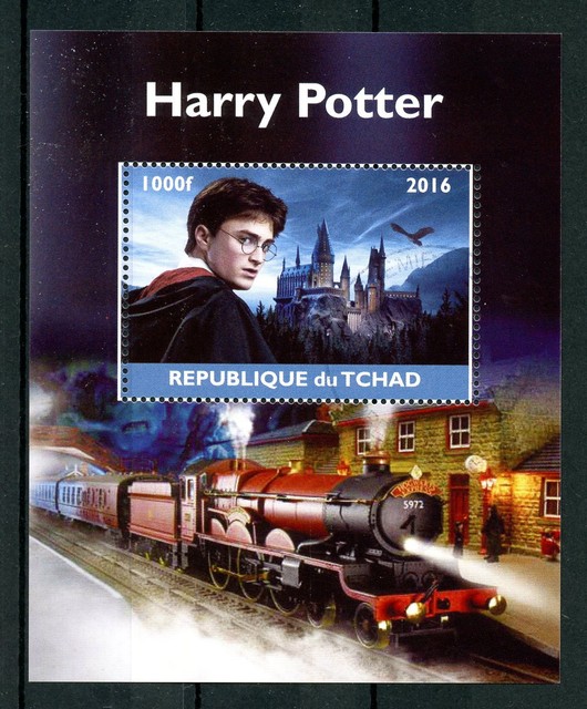 Harry Potter Stamps Chad 2016 CTO Hogwart Express Trains Castles 1v M/S Harry Potter Stamps Chad 2016 CTO Hogwart Express Trains Castles 1v M/S