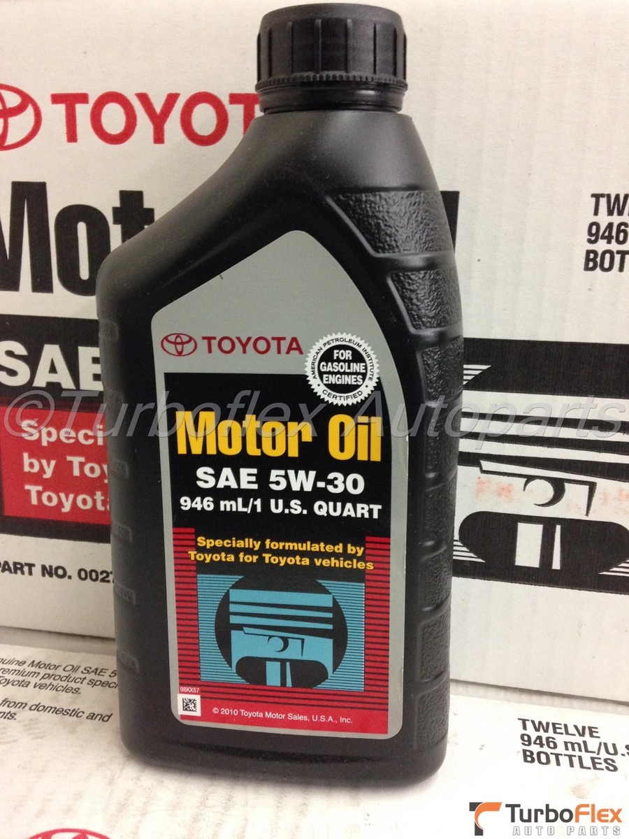 Toyota Motor Oil SAE 5W-30 12 Quarts 00279-1QT5W | eBay
