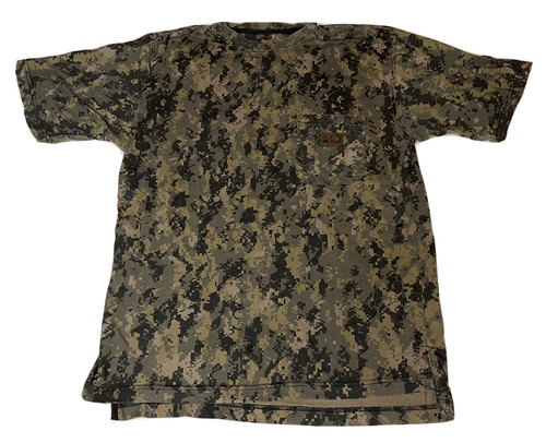 Cotton Crewneck camo T-Shirt Large 