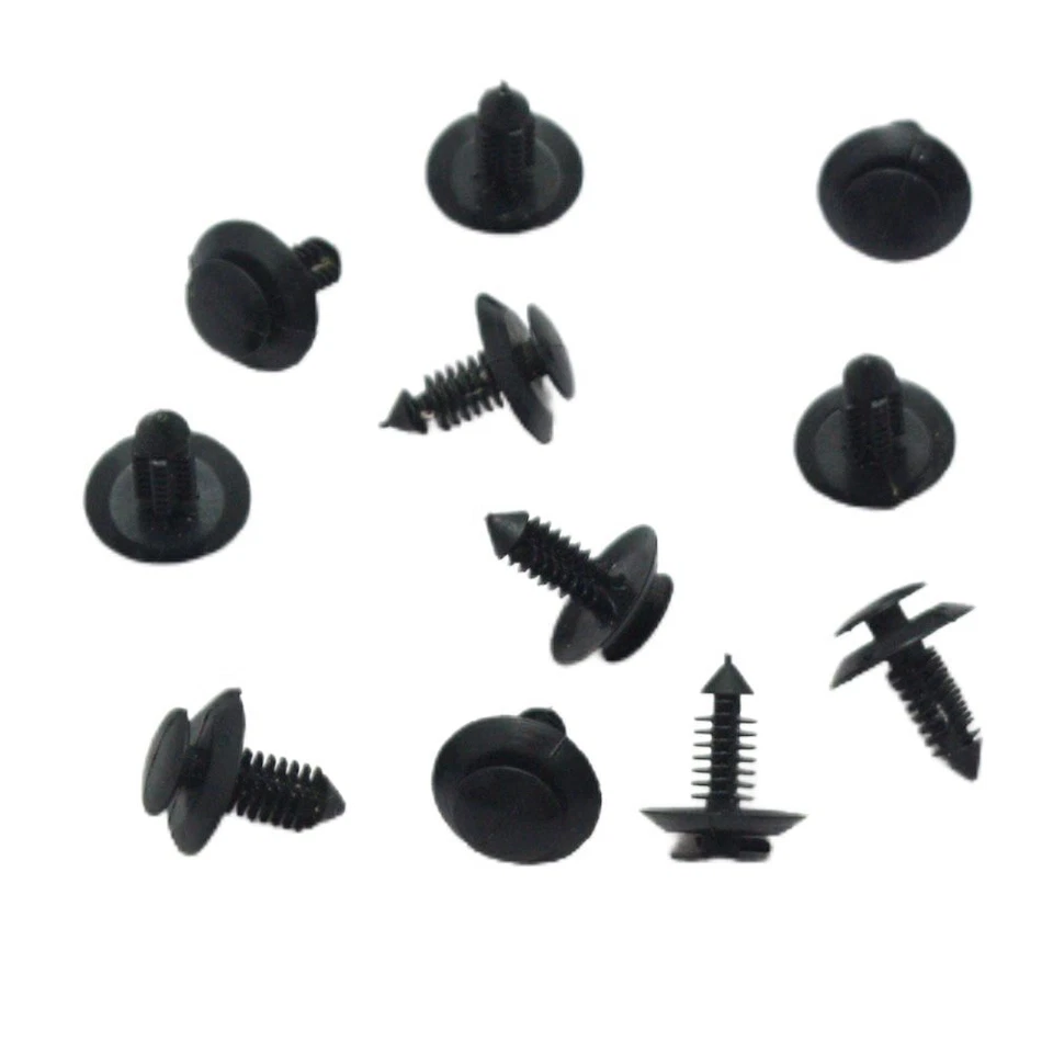 Set of 30 For Ford 1981-on Clips Door Trim Panel Clips Retainer Fastener Black Foto 2 de 4