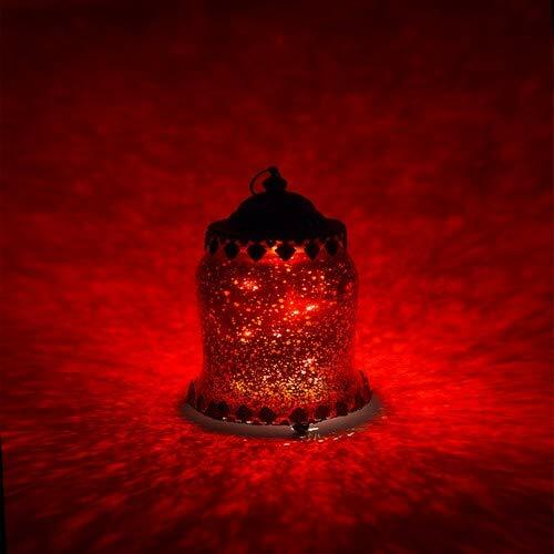 Home&Decorations H&D - Lanterna in Vetro con Copertura in (w1j)