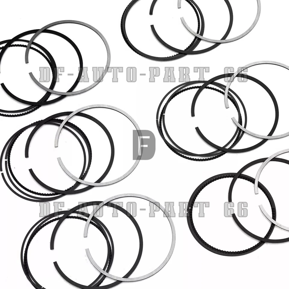 Juego de anillos de pistón MAHLE 6 cilindros para BMW 323i 528i E36 E46 E39 2,5 2,8 M52B25 M52B28 Foto 2 de 4