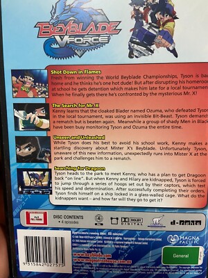 Beyblade VForce - Searching For Dragoon region 4 DVD (animated