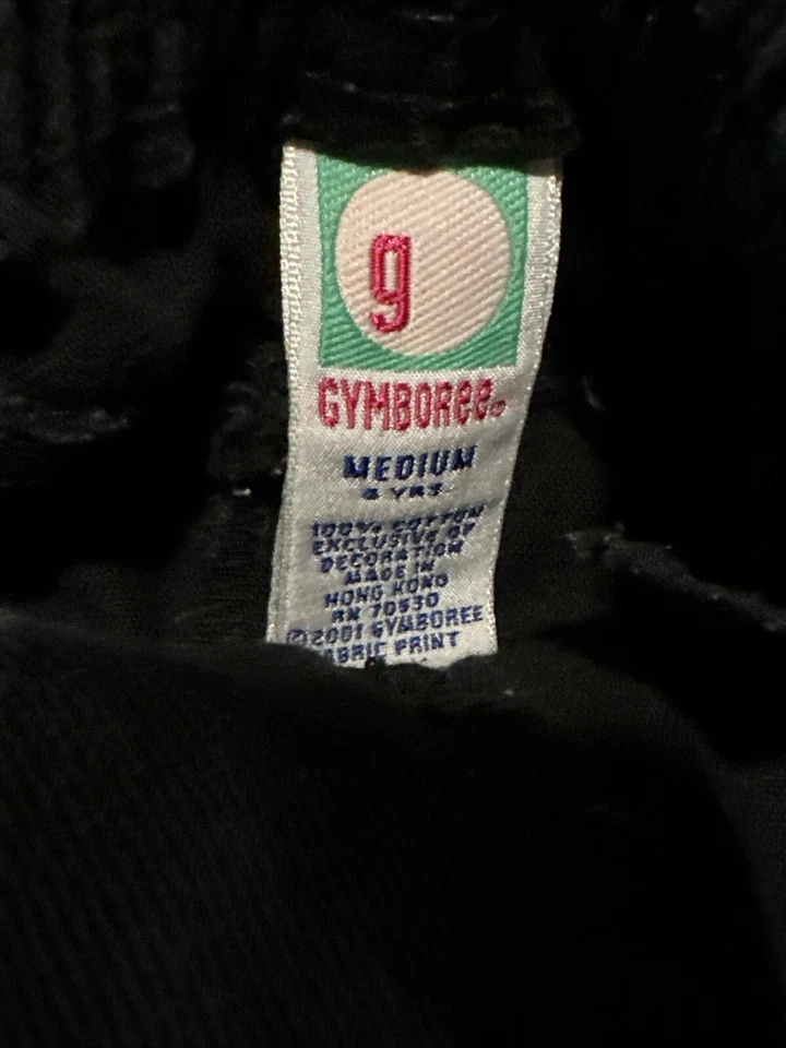 Pantalones de mezclilla vintage 2001 Gymboree para niñas pequeñas talla mediana 4 años 4t Holiday Cheer Foto 4 de 4