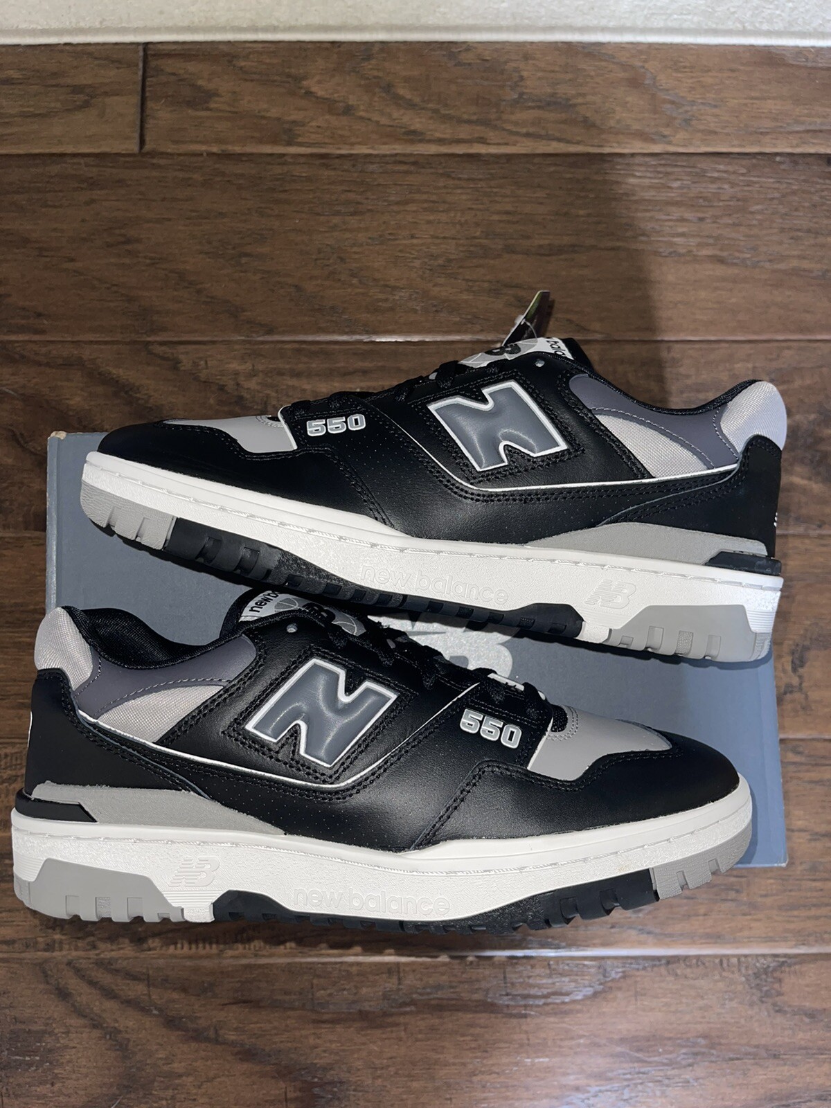 New Balance 550 Shadow Black Grey BB550SR1 Size 9 Brand New 100%  Authentic!! | eBay