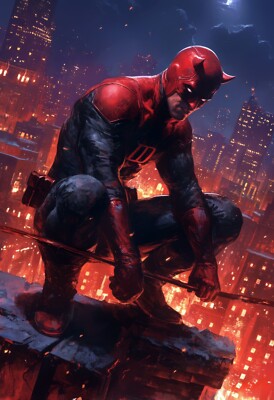 ''Daredevil 3'' 13x19 Fine Art Print Limited to Only 20 Hand-Numbered Copies