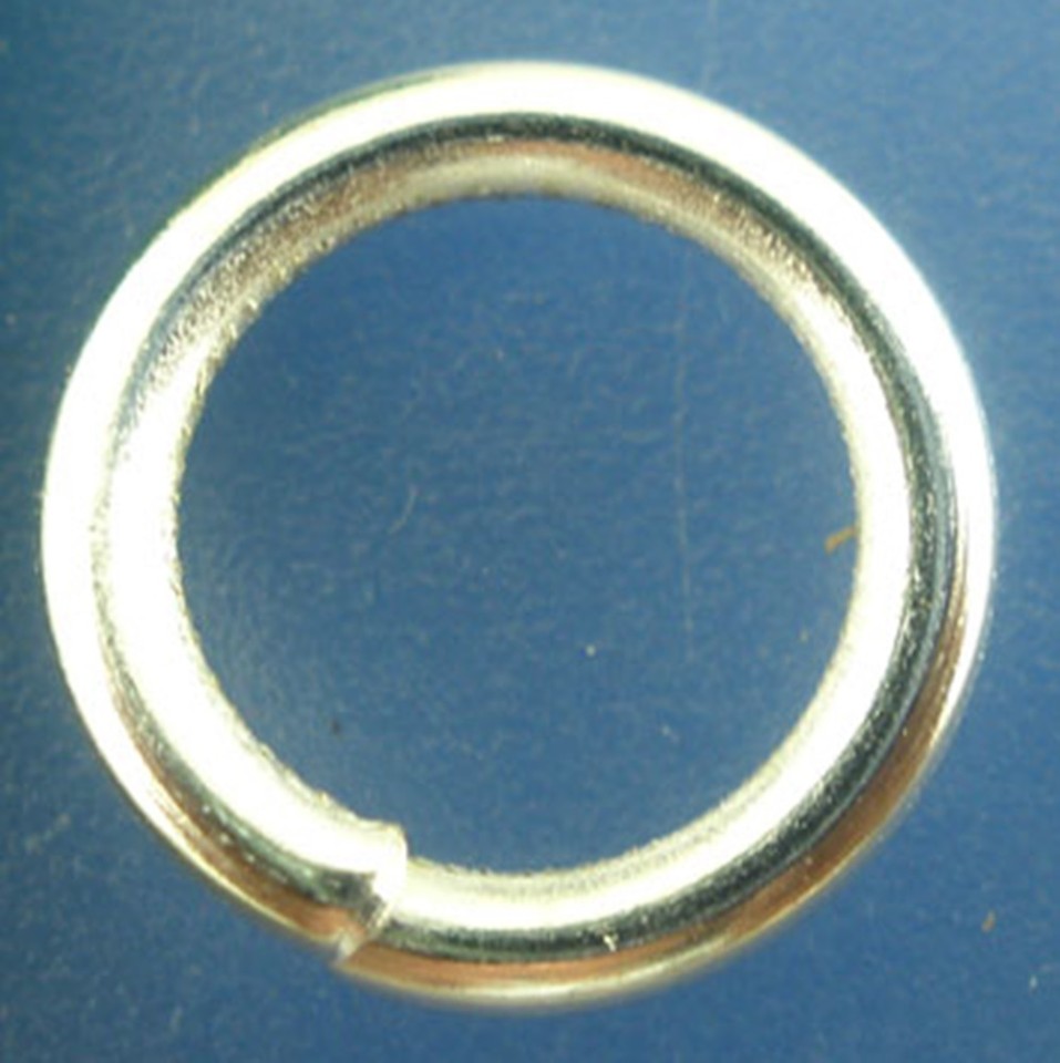 Extra Strong Jump Rings 100 x Silver Plated 1.5mm Thick 8mm,10mm,12mm ...