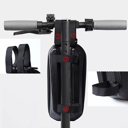 E-Scooter Storage Handlebar Bag Front Carrying Bag For Electric Bike Bicycles UK - Picture 8 of 17