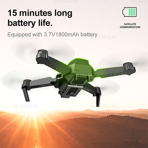 4K HD WIFI FPV Dual Cam 120 Degree Foldable Quadcopter RC Mobile Drone Camera - Picture 4 of 8