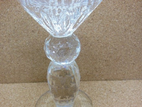 1X New Crystal Lotus Candle Holder 12.5cm High - Picture 3 of 4