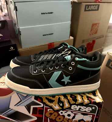 SIZE 5.5 - Converse Liverpool F.C. x Fastbreak Pro Mid Black Washed Teal A12785C
