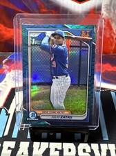 Julio Zayas 1st Bowman 2024 Bowman Chrome Blue Reptilian #’d 147/150 Mets