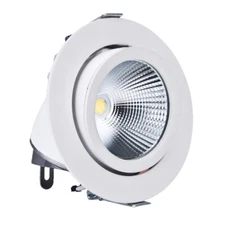 COB LED Ceiling Light Fixture Recessed Picture Lamp Adjustable Spotlight Bedroom