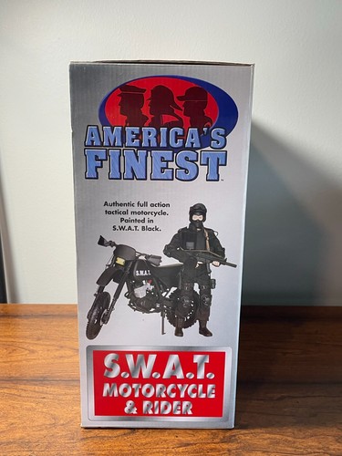 America's Finest 21st Century S.W.A.T Motorcycle & 12" Rider NIB - Picture 8 of 11