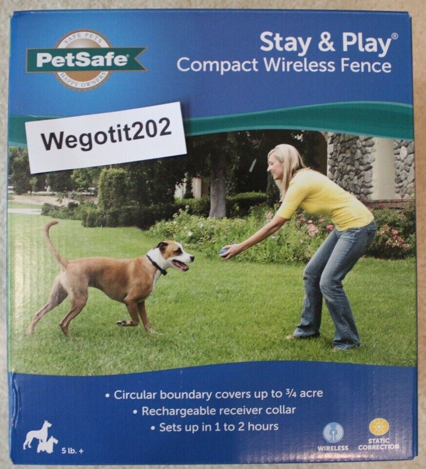 PetSafe Stay + Play Wireless Dog Fence Containment System PIF0012917