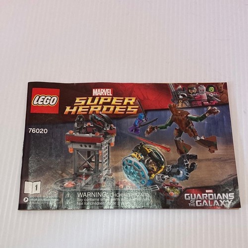 LEGO 76029 Marvel Super Heroes Guardians of the Galaxy Booklet manual only