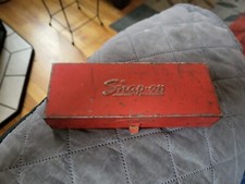 SNAP ON TOOLS KRA 222B Red Metal Tool Box 1/4" Drive - BOX ONLY date code 79