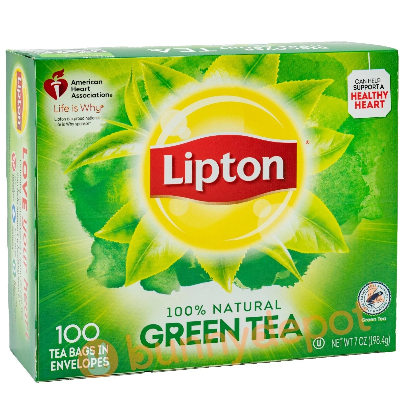Infusiones de té y Lipton vegetariana