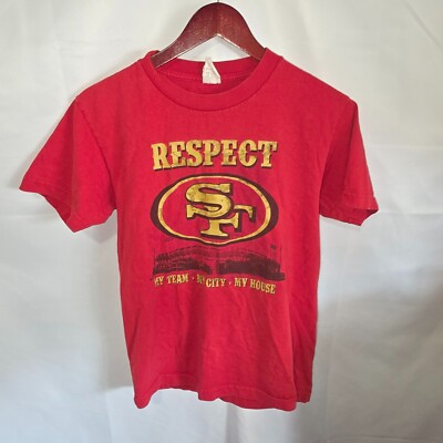 Alstyle San Francisco 49ers T-Shirt Men s Size S  Red NFL Graphic Tee