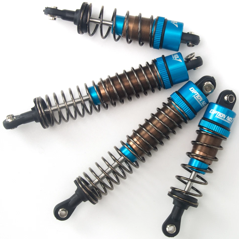 Amortiguador amortiguador delantero/trasero de aluminio RC para Tamiya DT-03/DT-02/TT-02B Foto 3 de 4