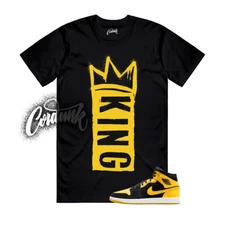 1 New Love Black Varsity Maize Yellow White 2025 T Shirt Match Match K1